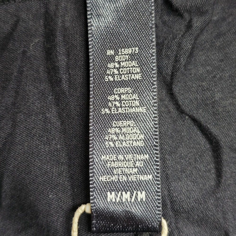 SKIMS Boyfriend Loose Pant Women Size M Onyx Black Modal Cotton Lounge‎ Pajamas - Picture 6 of 13